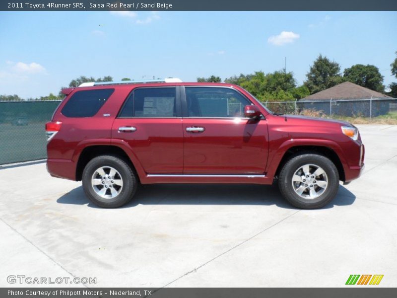 Salsa Red Pearl / Sand Beige 2011 Toyota 4Runner SR5