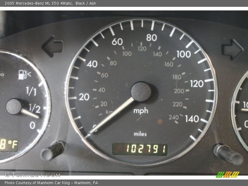 Black / Ash 2005 Mercedes-Benz ML 350 4Matic
