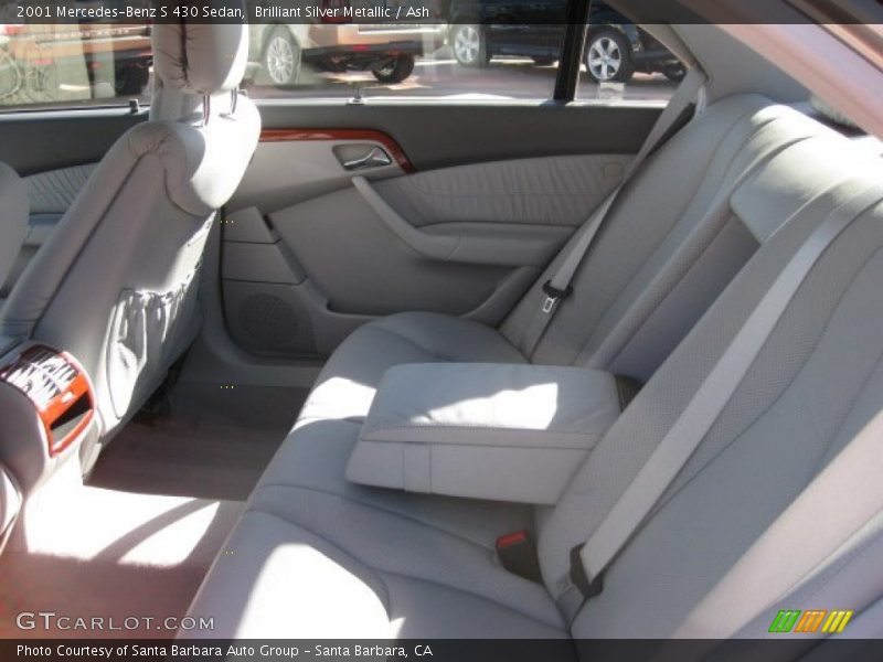 Brilliant Silver Metallic / Ash 2001 Mercedes-Benz S 430 Sedan