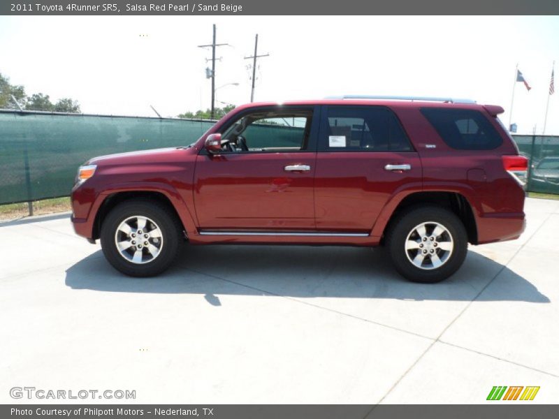 Salsa Red Pearl / Sand Beige 2011 Toyota 4Runner SR5
