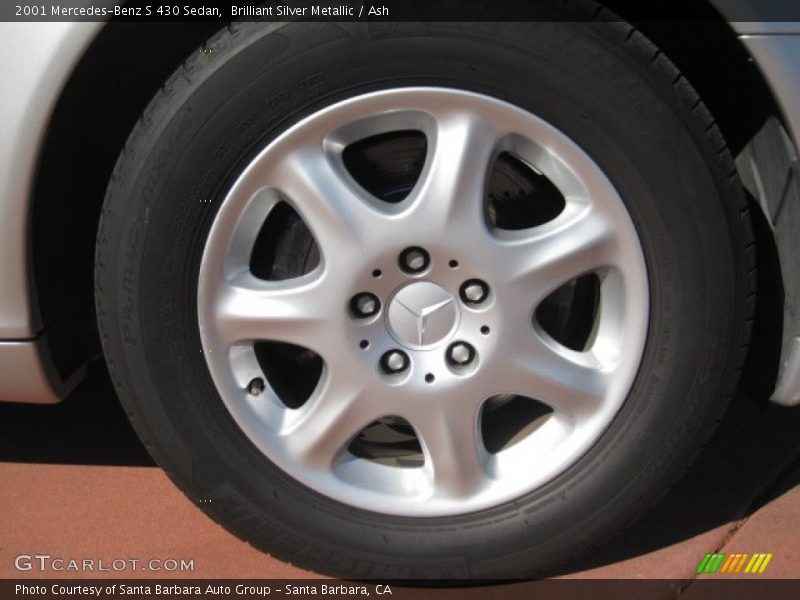 Brilliant Silver Metallic / Ash 2001 Mercedes-Benz S 430 Sedan