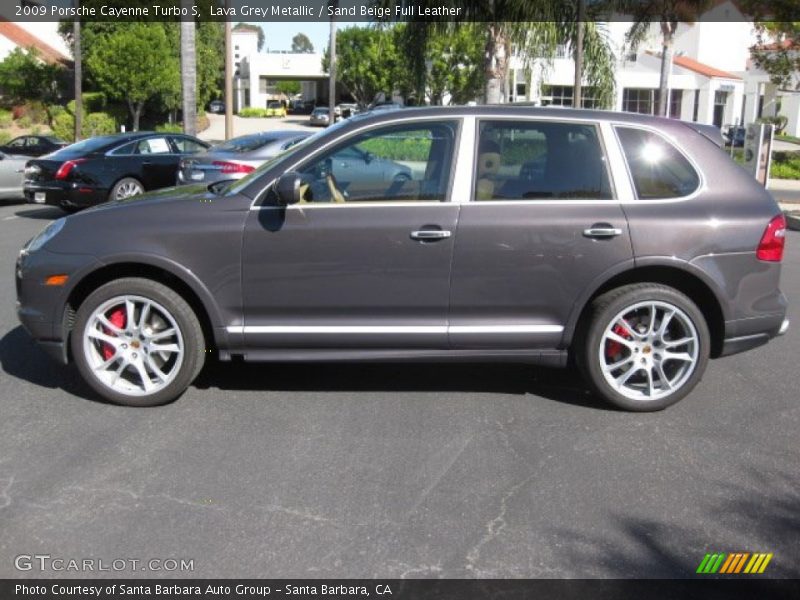 Lava Grey Metallic / Sand Beige Full Leather 2009 Porsche Cayenne Turbo S
