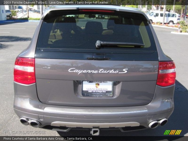 Lava Grey Metallic / Sand Beige Full Leather 2009 Porsche Cayenne Turbo S