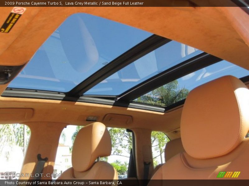 Sunroof of 2009 Cayenne Turbo S