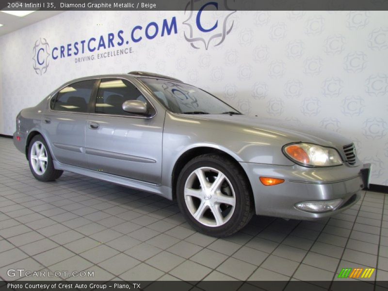 Diamond Graphite Metallic / Beige 2004 Infiniti I 35