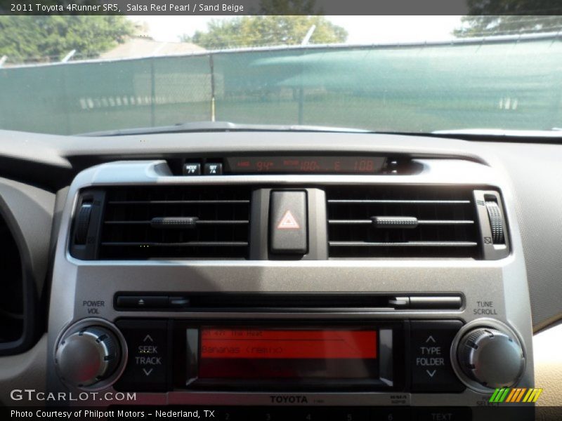 Salsa Red Pearl / Sand Beige 2011 Toyota 4Runner SR5