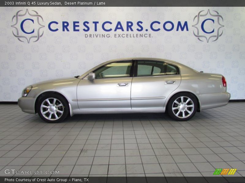 Desert Platinum / Latte 2003 Infiniti Q 45 Luxury Sedan