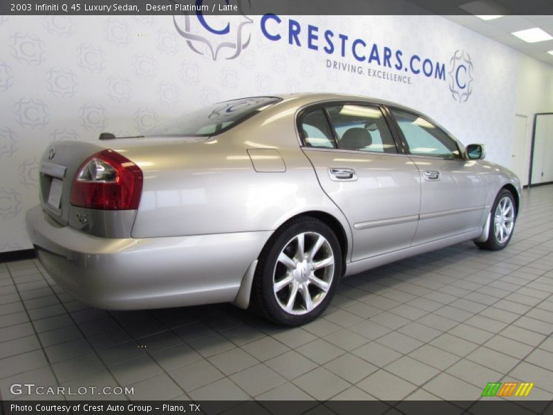 Desert Platinum / Latte 2003 Infiniti Q 45 Luxury Sedan