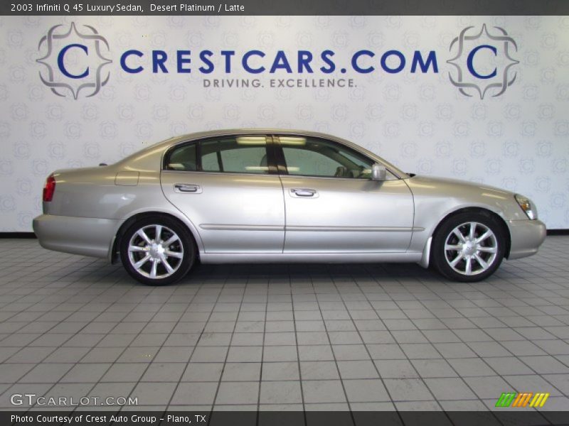 Desert Platinum / Latte 2003 Infiniti Q 45 Luxury Sedan
