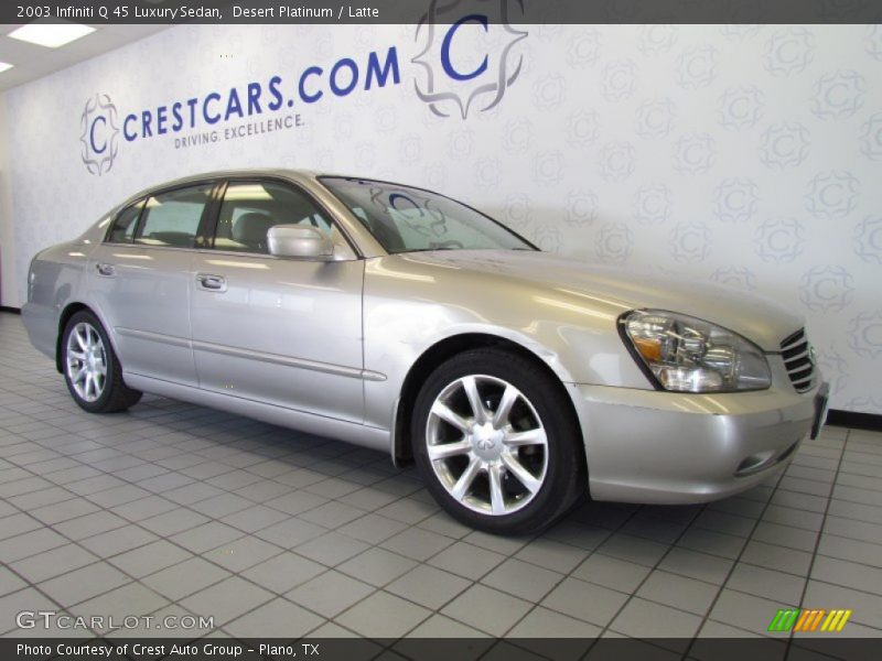 Desert Platinum / Latte 2003 Infiniti Q 45 Luxury Sedan