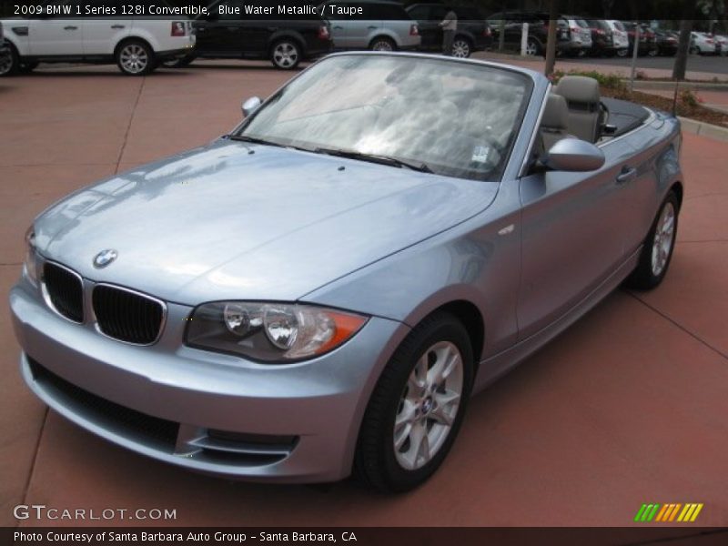 Front 3/4 View of 2009 1 Series 128i Convertible