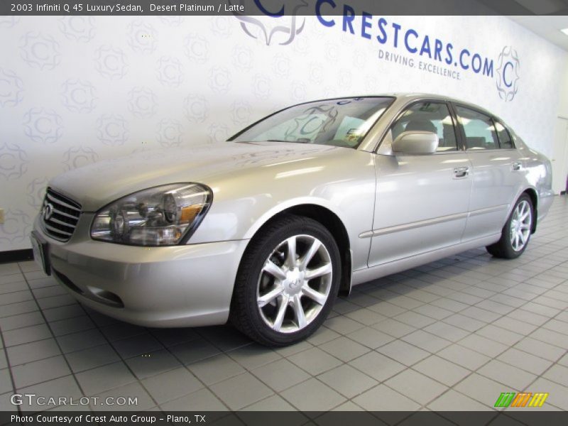 Desert Platinum / Latte 2003 Infiniti Q 45 Luxury Sedan