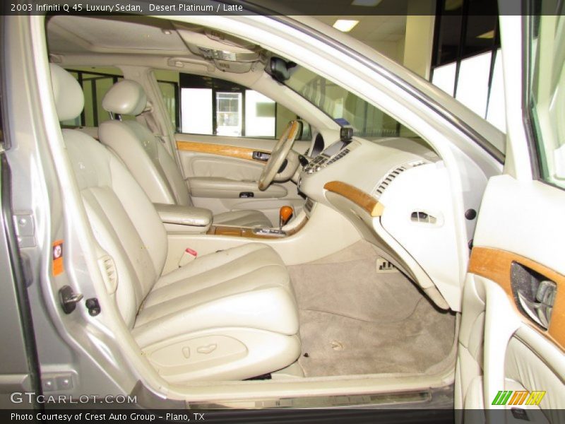 Desert Platinum / Latte 2003 Infiniti Q 45 Luxury Sedan