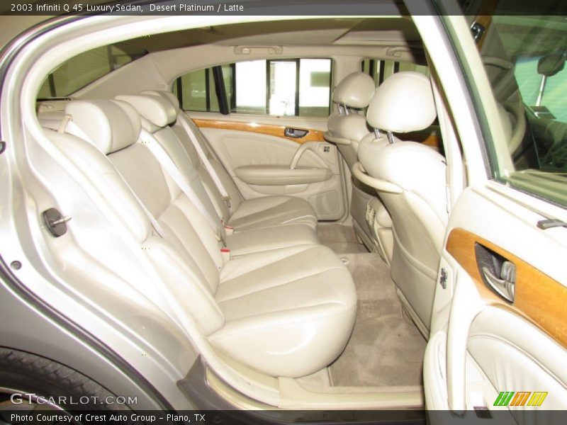  2003 Q 45 Luxury Sedan Latte Interior