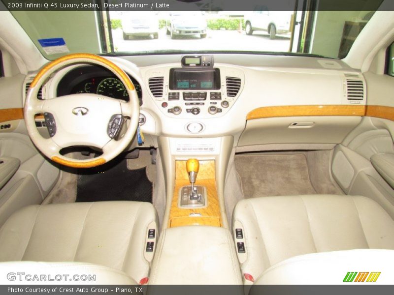 Desert Platinum / Latte 2003 Infiniti Q 45 Luxury Sedan