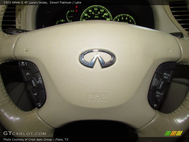 Desert Platinum / Latte 2003 Infiniti Q 45 Luxury Sedan