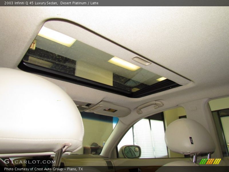 Desert Platinum / Latte 2003 Infiniti Q 45 Luxury Sedan