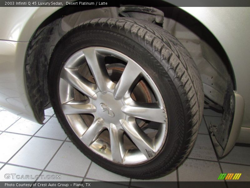 Desert Platinum / Latte 2003 Infiniti Q 45 Luxury Sedan