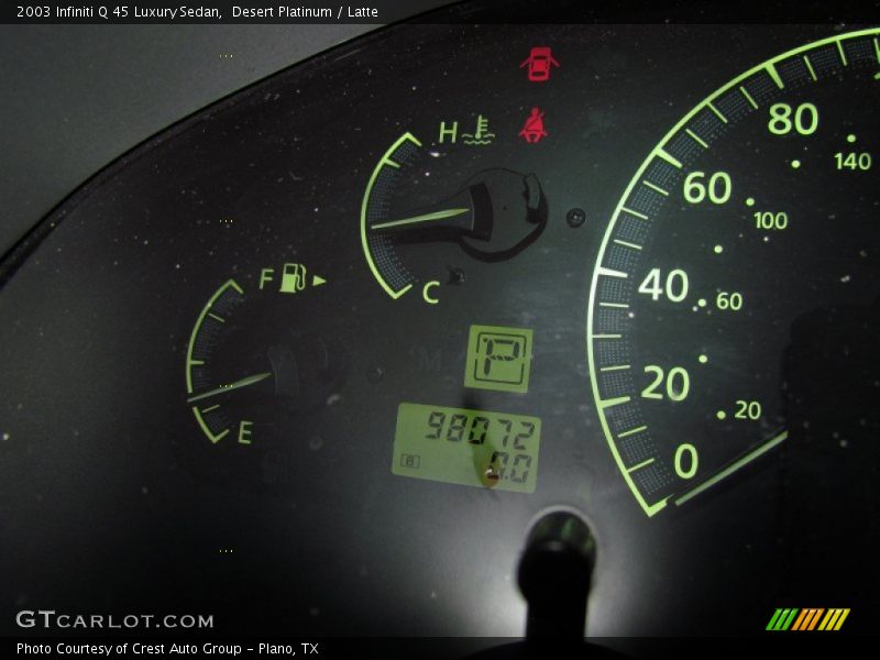 Desert Platinum / Latte 2003 Infiniti Q 45 Luxury Sedan