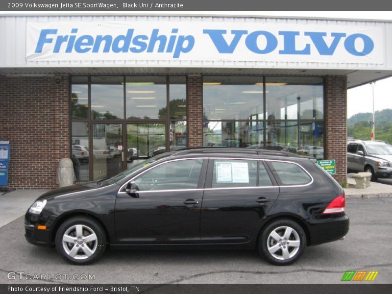 Black Uni / Anthracite 2009 Volkswagen Jetta SE SportWagen