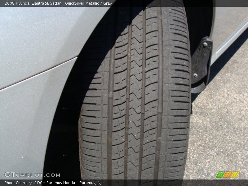 QuickSilver Metallic / Gray 2008 Hyundai Elantra SE Sedan