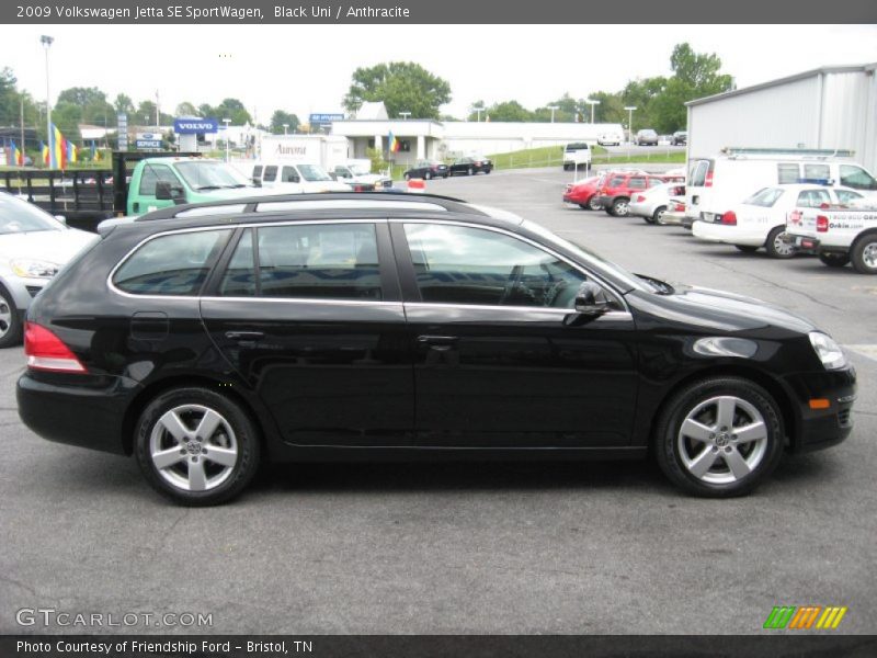 Black Uni / Anthracite 2009 Volkswagen Jetta SE SportWagen