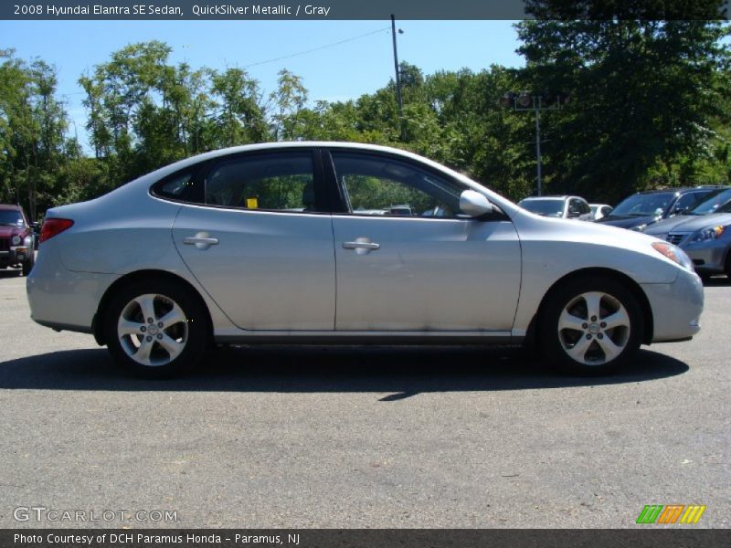 QuickSilver Metallic / Gray 2008 Hyundai Elantra SE Sedan
