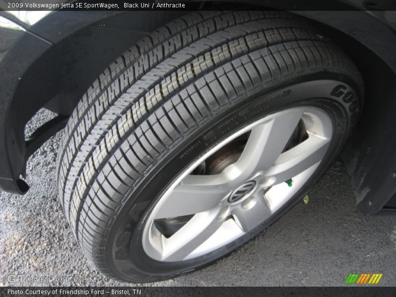 Black Uni / Anthracite 2009 Volkswagen Jetta SE SportWagen