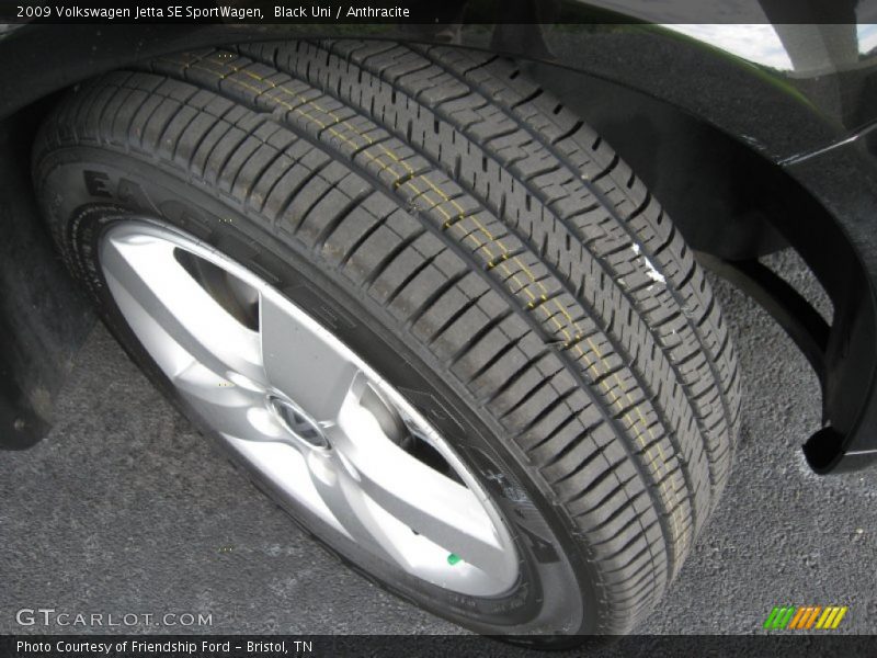 Black Uni / Anthracite 2009 Volkswagen Jetta SE SportWagen