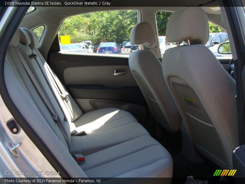 QuickSilver Metallic / Gray 2008 Hyundai Elantra SE Sedan