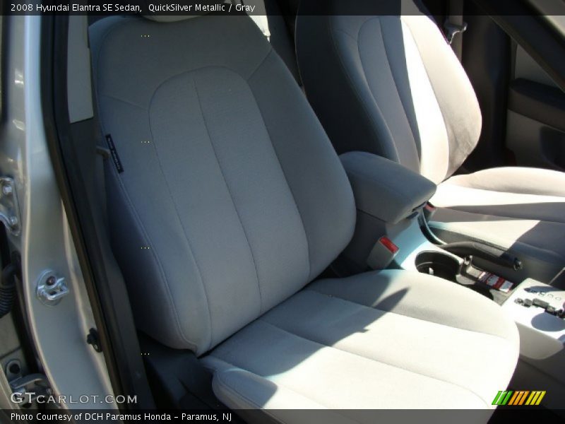 QuickSilver Metallic / Gray 2008 Hyundai Elantra SE Sedan