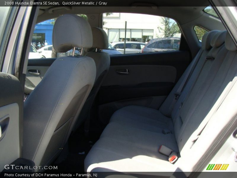 QuickSilver Metallic / Gray 2008 Hyundai Elantra SE Sedan