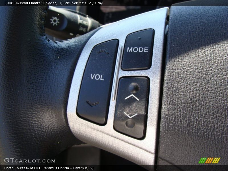 QuickSilver Metallic / Gray 2008 Hyundai Elantra SE Sedan