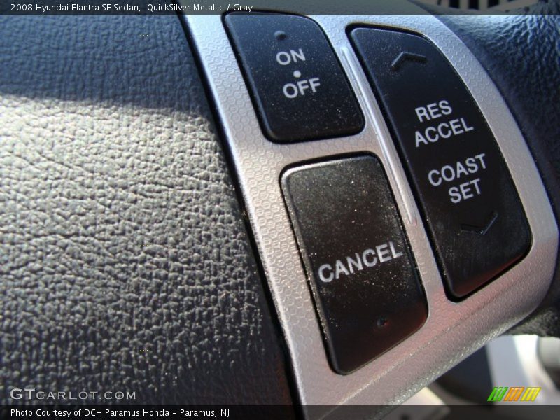QuickSilver Metallic / Gray 2008 Hyundai Elantra SE Sedan