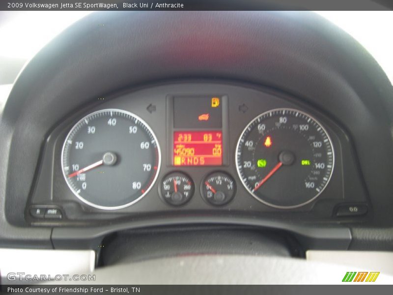 Black Uni / Anthracite 2009 Volkswagen Jetta SE SportWagen