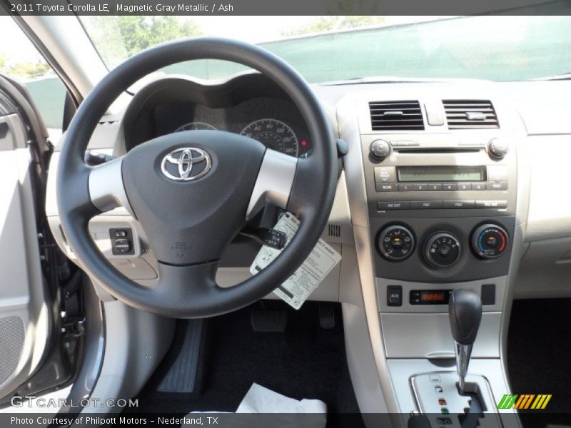 Magnetic Gray Metallic / Ash 2011 Toyota Corolla LE