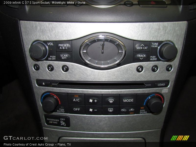 Moonlight White / Stone 2009 Infiniti G 37 S Sport Sedan