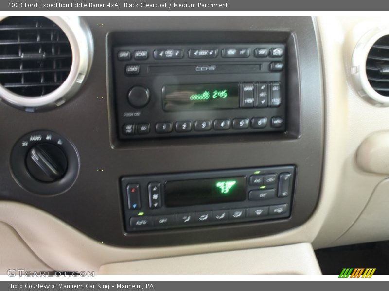 Black Clearcoat / Medium Parchment 2003 Ford Expedition Eddie Bauer 4x4