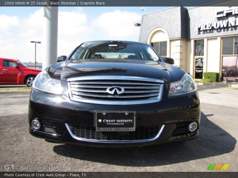 Black Obsidian / Graphite Black 2009 Infiniti M 35 Sedan