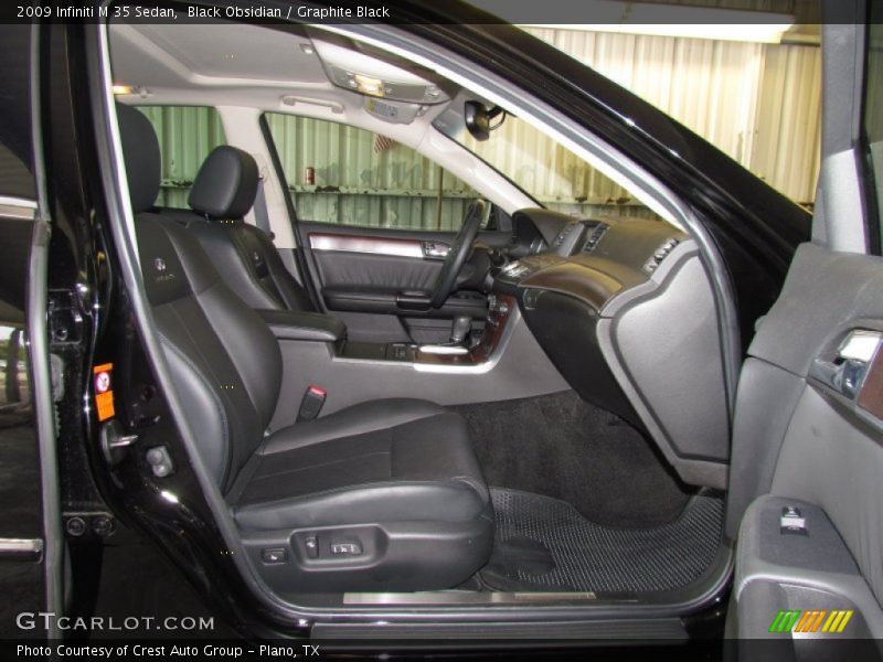 Black Obsidian / Graphite Black 2009 Infiniti M 35 Sedan