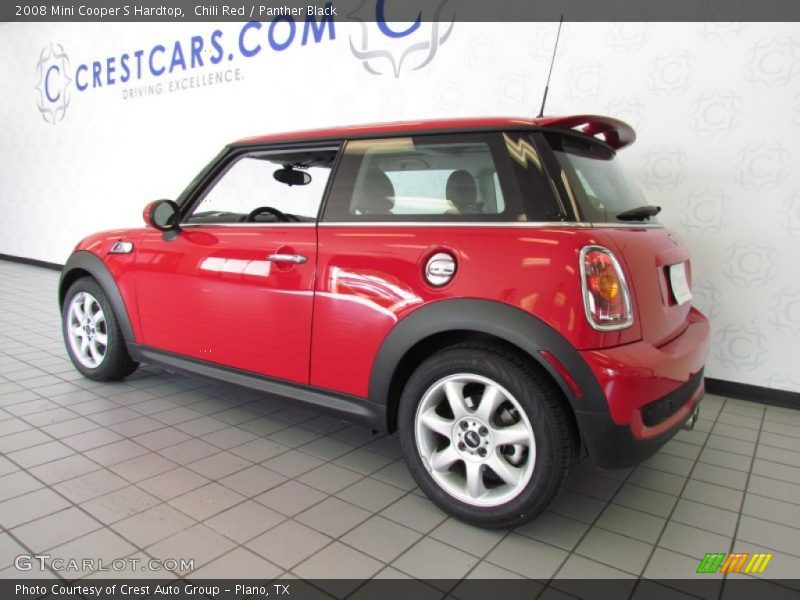 Chili Red / Panther Black 2008 Mini Cooper S Hardtop