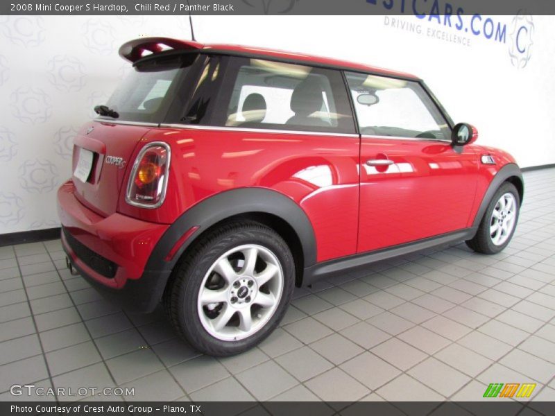 Chili Red / Panther Black 2008 Mini Cooper S Hardtop
