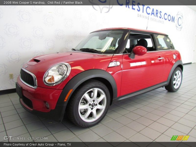 Chili Red / Panther Black 2008 Mini Cooper S Hardtop