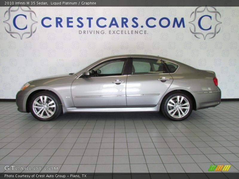 Liquid Platinum / Graphite 2010 Infiniti M 35 Sedan