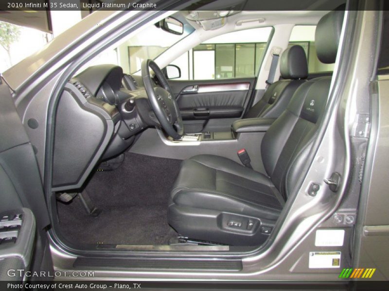  2010 M 35 Sedan Graphite Interior
