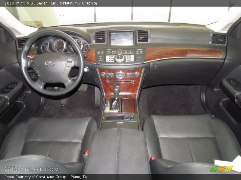 Dashboard of 2010 M 35 Sedan