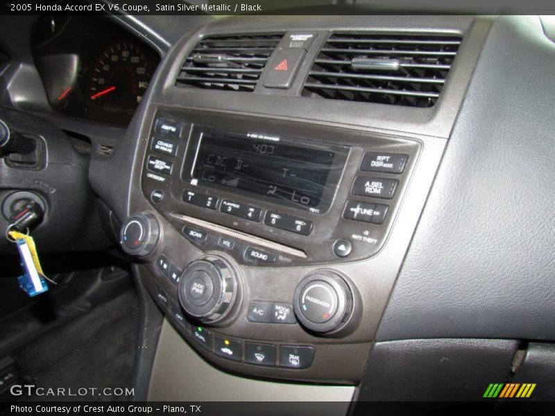 Satin Silver Metallic / Black 2005 Honda Accord EX V6 Coupe