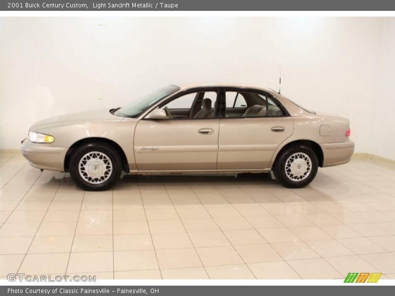 Light Sandrift Metallic / Taupe 2001 Buick Century Custom