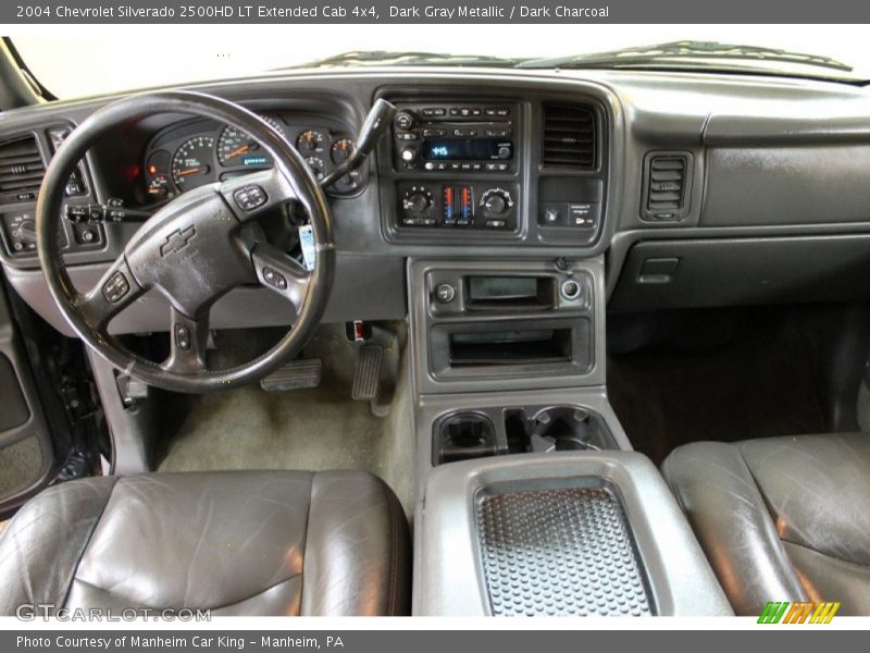 Dark Gray Metallic / Dark Charcoal 2004 Chevrolet Silverado 2500HD LT Extended Cab 4x4