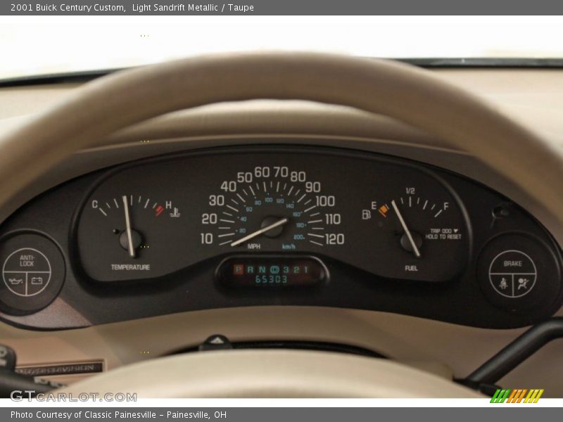 Light Sandrift Metallic / Taupe 2001 Buick Century Custom